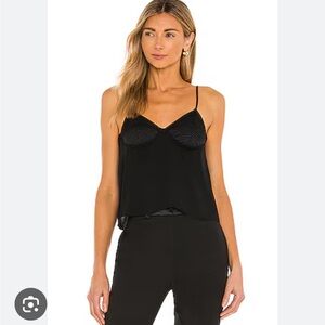 Fleur du Mal Black Camisole
